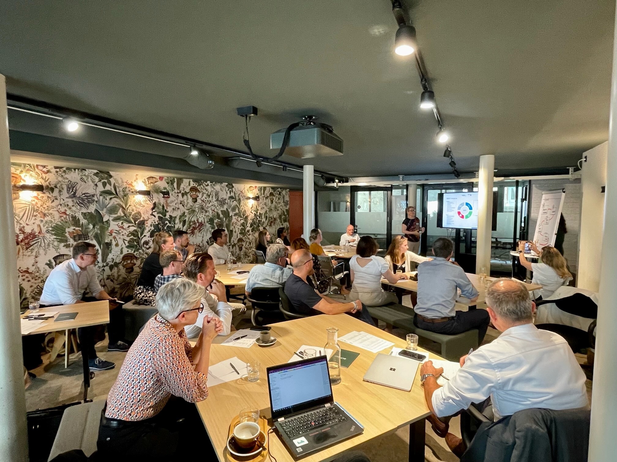 Impression vom ersten «Round Table» im Rahmen des Projekts Business-Ökosystem vom Juni 2023. (Bildquelle: zVg)